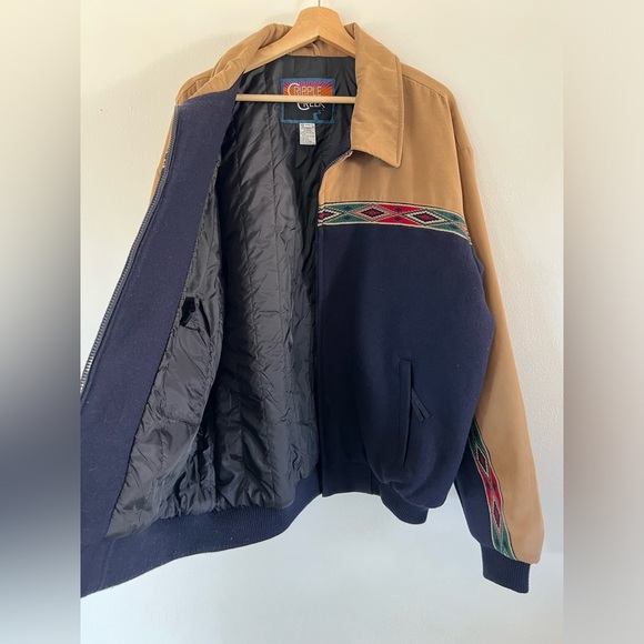 Cripple Creek Vintage Full-Zip Western Aztec Wool Blend Jacket Size XXL - Picture 6 of 13